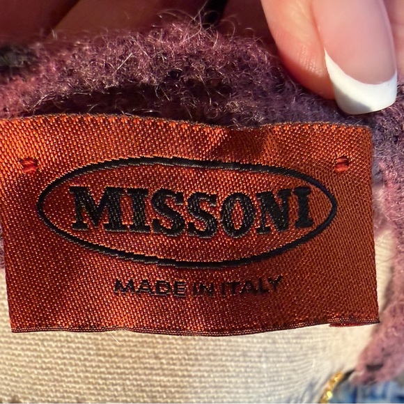 Missoni Made in Italy Purple hues s/s sweater - Picture 6 of 8